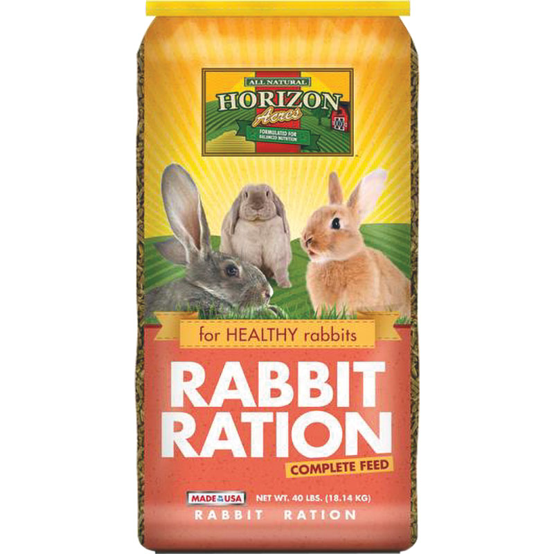 40 Lb. Horizon Acres Rabbit Ration Complete Feed