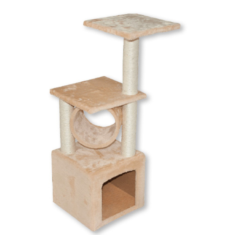 12" x 12" x 35" Main Street Pet Cat Scratching Tree