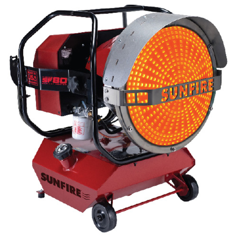 80K BTU Sunfire Radiant Kerosene Heater