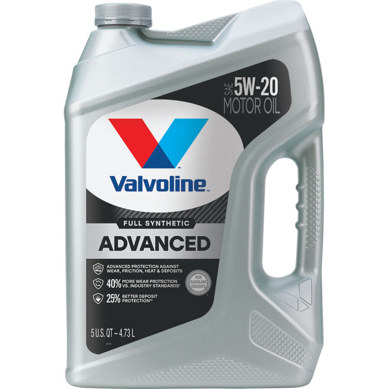 5 Qt. Valvoline SAE Advanced Full Synthetic Motor Oil