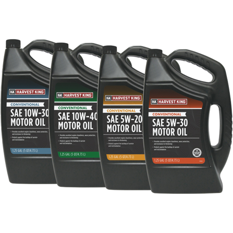 5 Qt. Harvest King Conventional SAE Motor Oil