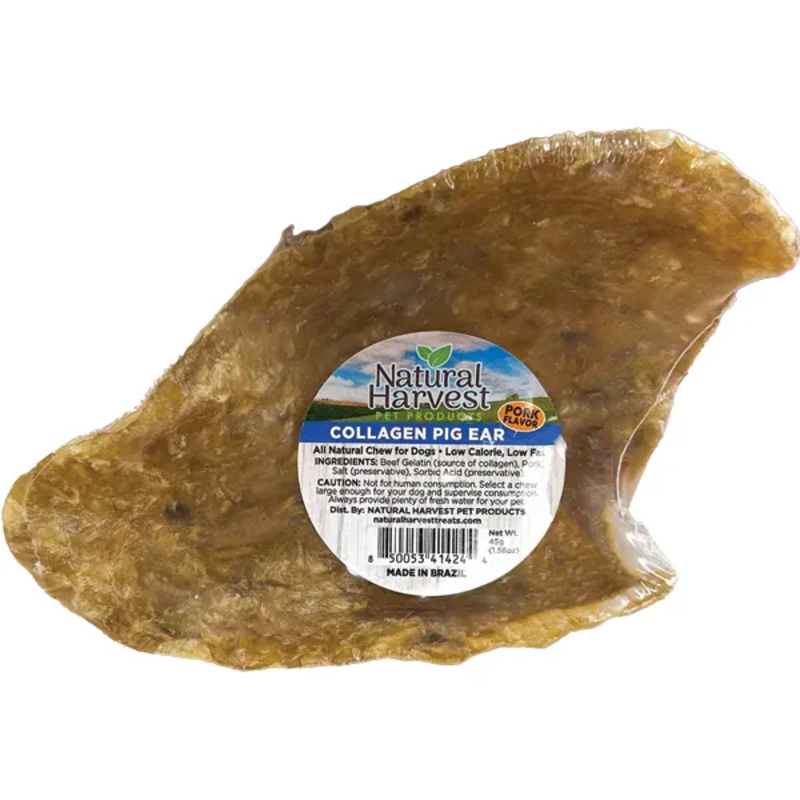 All Natural Collagen Shaped Pig Ear